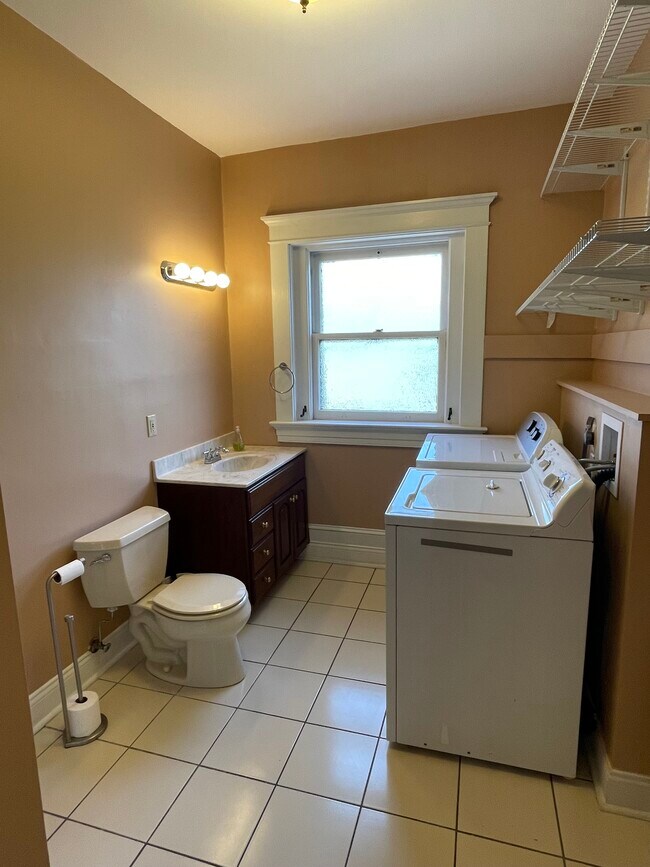 Bathroom 2/ Laundry Room with Shower - 1458 S 3rd St