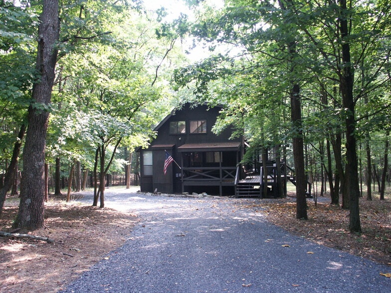 Front of Cabin - 281 Walden Rd