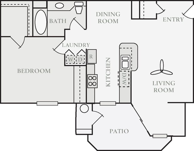 Floorplan - North Pointe Apartments