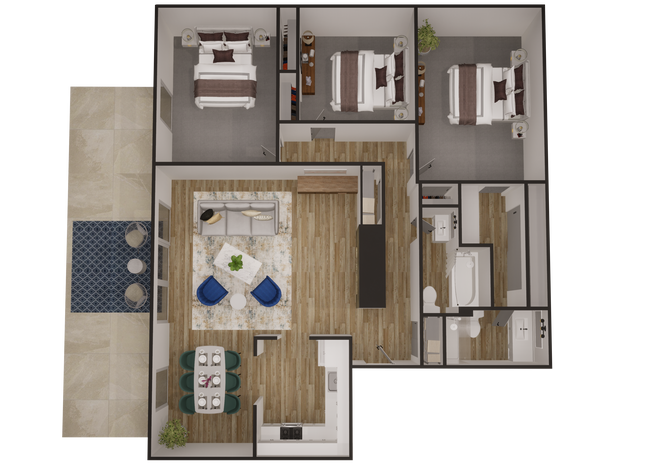 Floorplan - Kenilworth Apartments