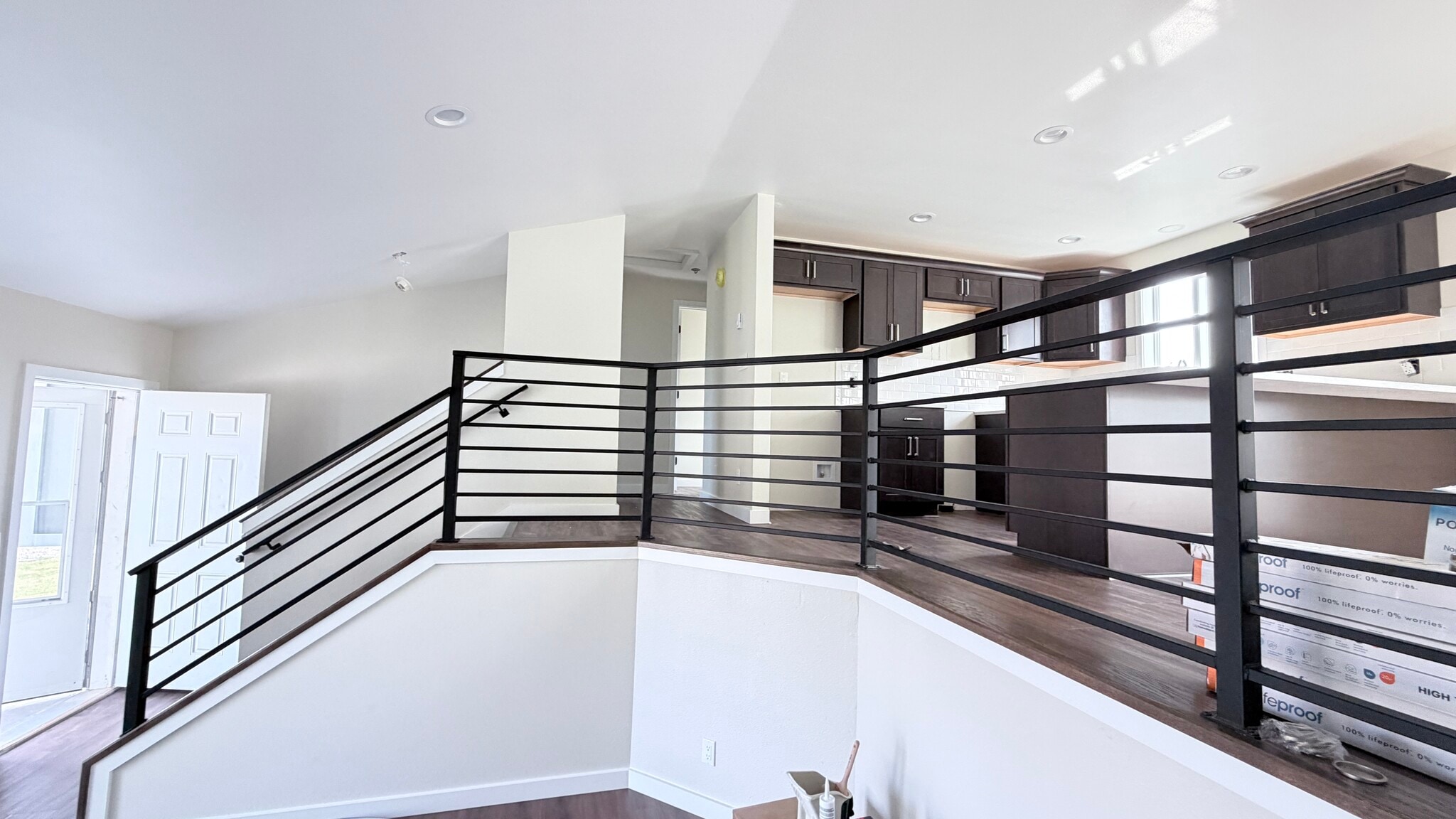 Custom metal railing - 10031 N Sunview Ln