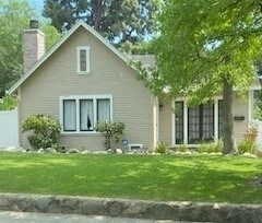 1.Front of House- Painted 2021.Left-LVRM, Right-DNRM French doors - 680 Highland St