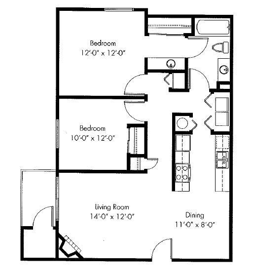 2br/1ba - Glennbrook