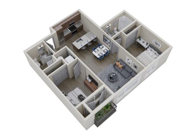 Floorplan - Markwood Apartments