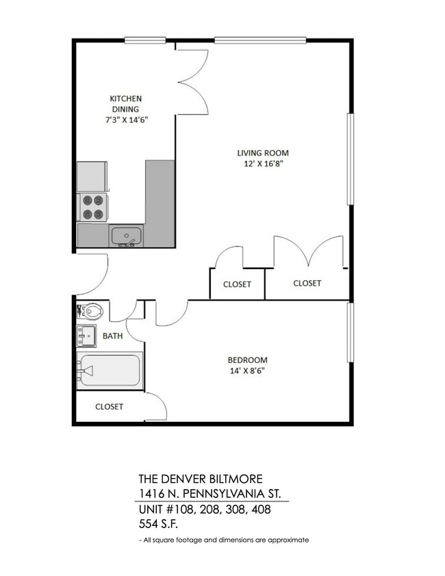 Floorplan - The Denver Biltmore