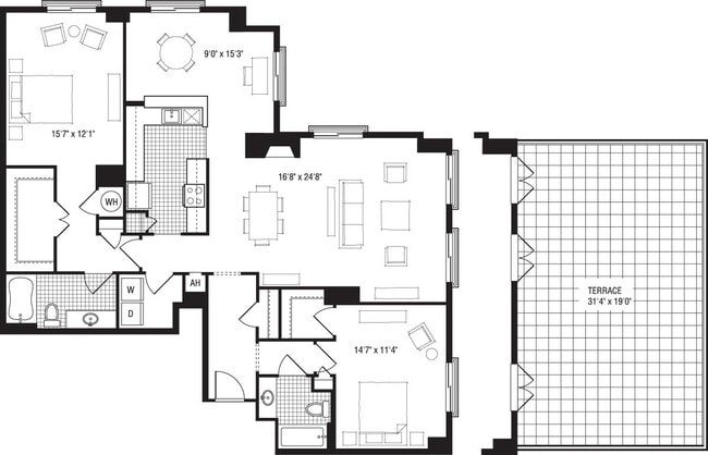 Floorplan - The Clarendon