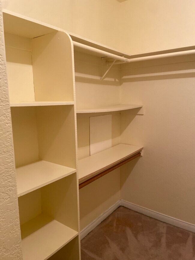 Master bedroom walk-in closet. - 435 E Valencia Ave