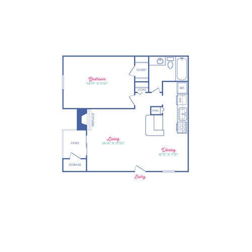 Floorplan - Sagamore Apartment Homes