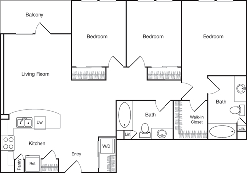Floorplan - Parc on Powell