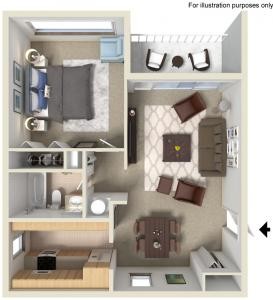 Floorplan - Tarponwood Lake Apartments