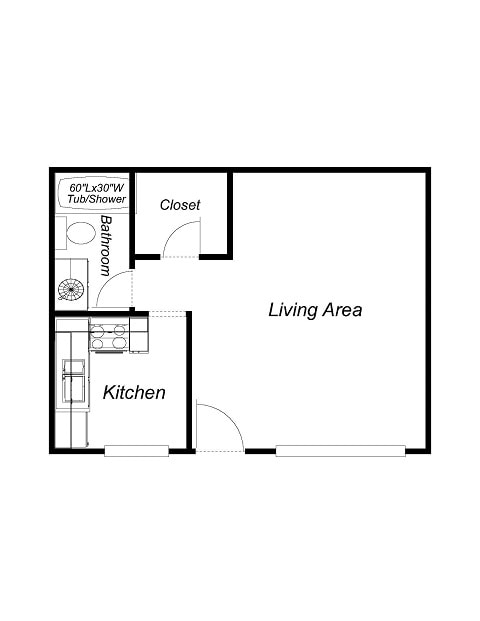 Studio - Villa Oaks Apartments