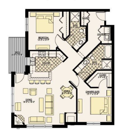 Floorplan - Westmarke Condominiums