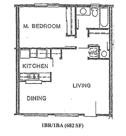 1BR/1BA - Shadowbrook