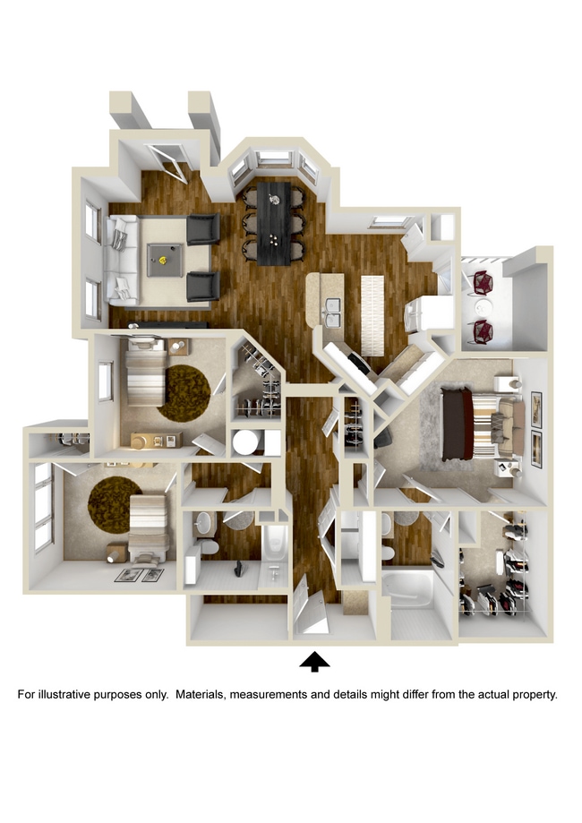 Floorplan - Kingston Crossing Apartment Homes