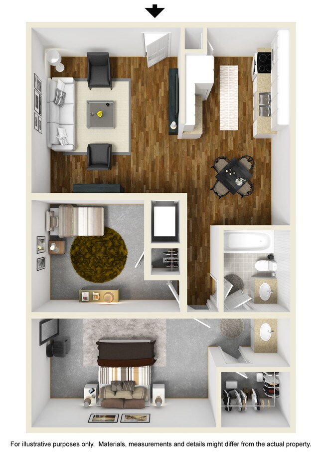 Floorplan - X - Tillman Park Apartments
