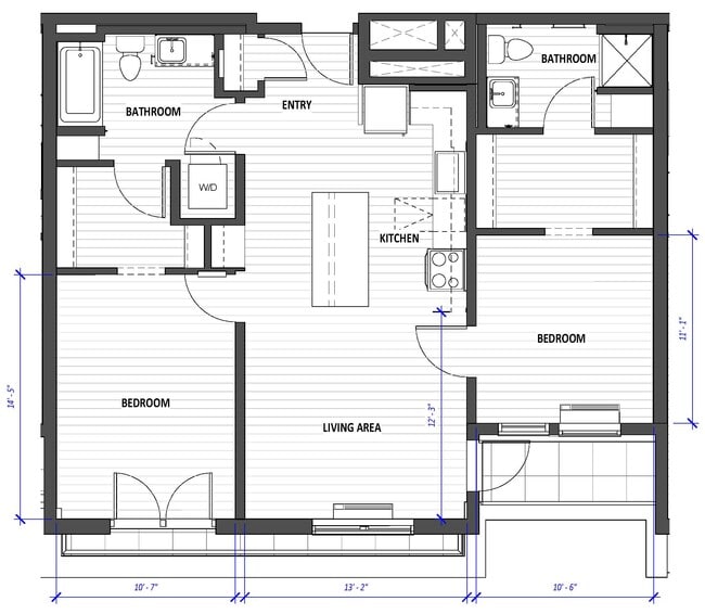 Floorplan - Hyas Point Apartments