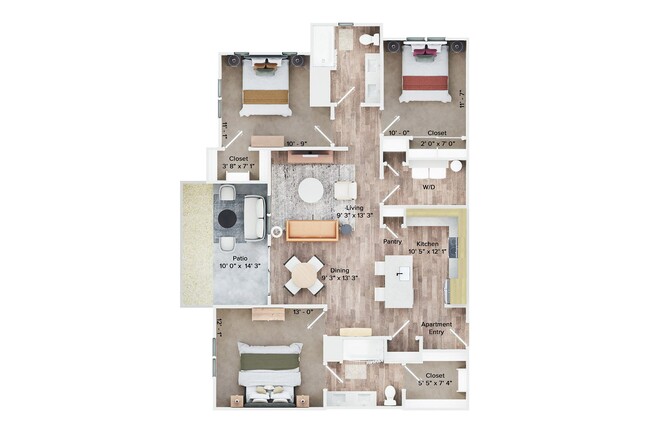 Floorplan - The Aster at Mountain Vista