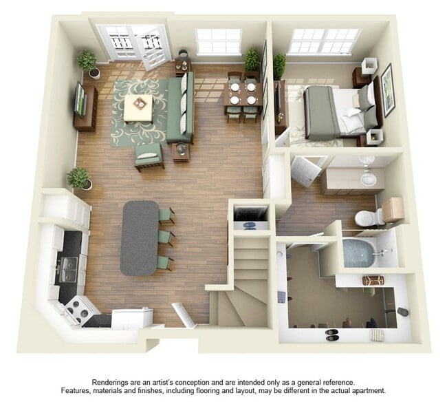 Floorplan - Villas at Katy Trail Apartments