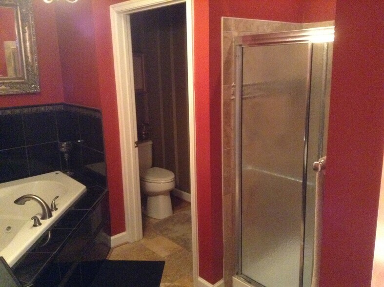 Master bath with only jacuzzi tub n 4 seasons! - 1518 Enyart Way