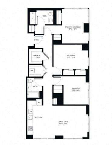 Floorplan - Third at Bankside