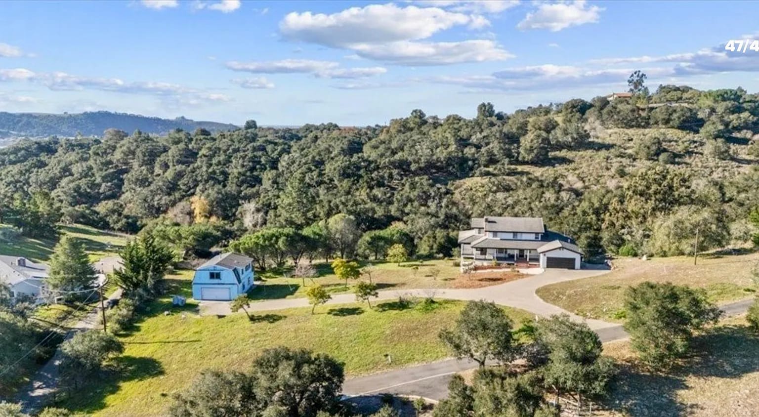 Bird's eye view of the house and surrounding views! - 221 Appy Way