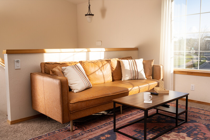 Living Room - (updated sofa, see other photo) - New Ceiling Fan - 2805 W Dumont Dr