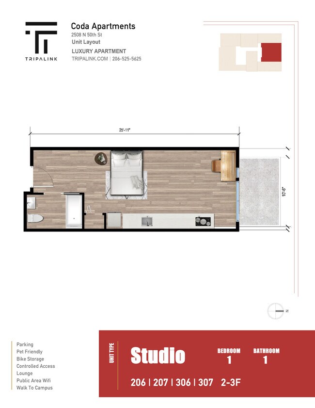 Floorplan - Coda Apartments