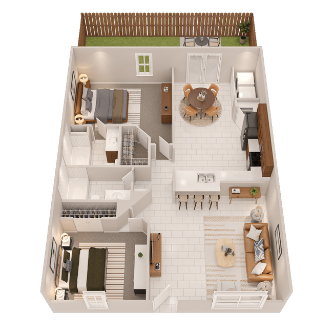 Floorplan - Villas on 517