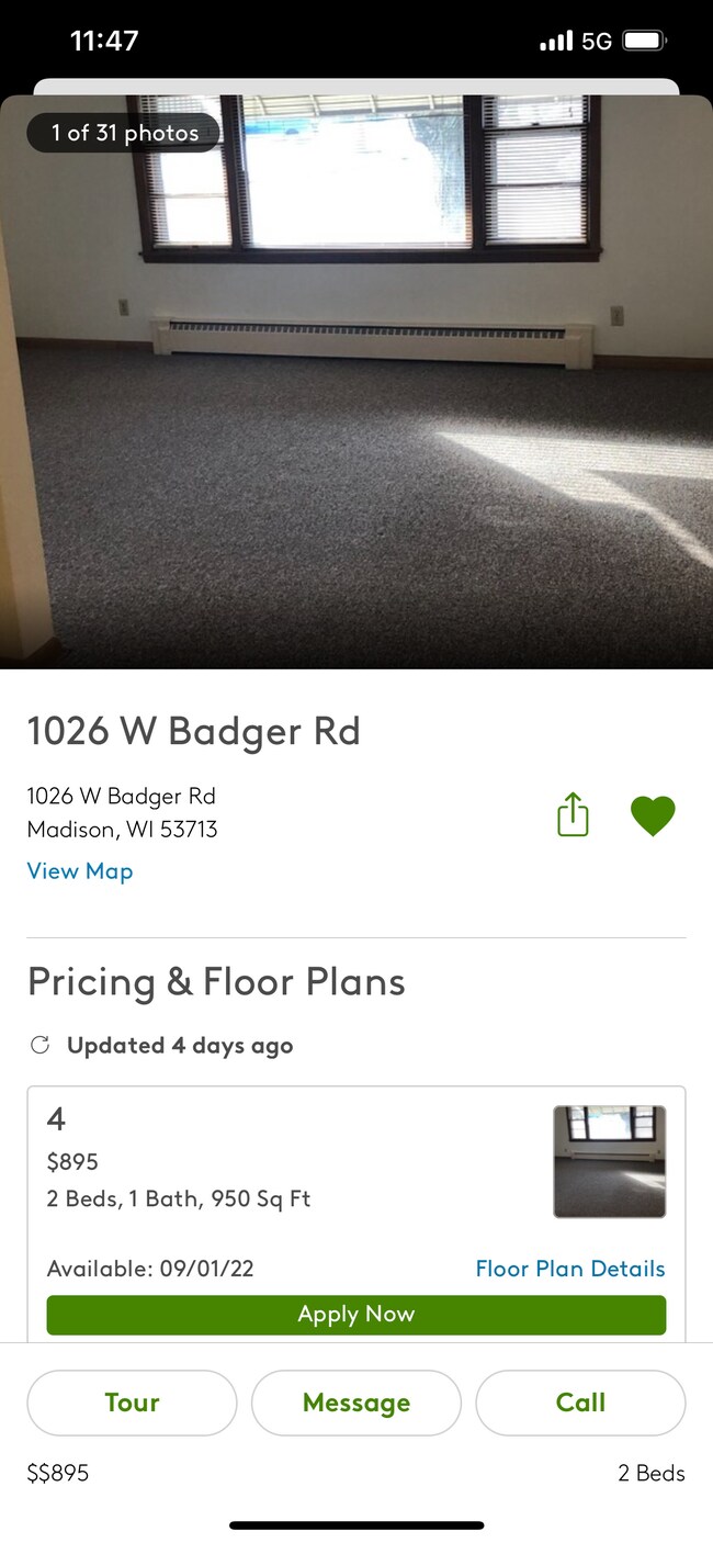 1102 W Badger Rd 1102 W Badger Rd Madison WI 53713 Apartment Finder