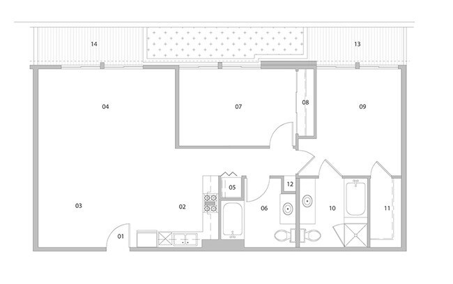 2BR/2BA - The Burton Pasadena