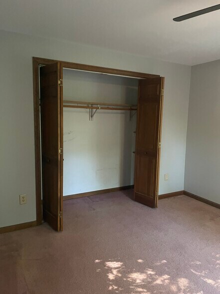 Open bedroom closet - 21 Pleasant St