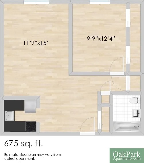Floorplan - 421 S. Elmwood Ave.
