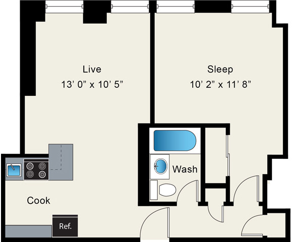 Floorplan - Reside on Wellington