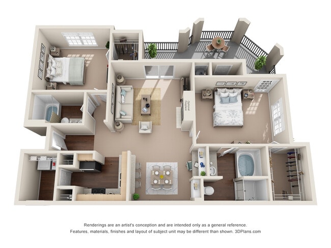 Floorplan - Sonterra Apartment Homes