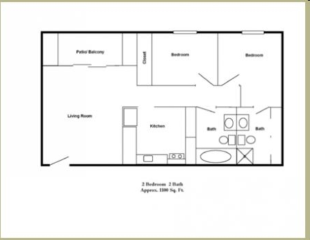 2BR/2BA - Park Doral