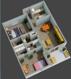 Floorplan - Palms at Sand Lake
