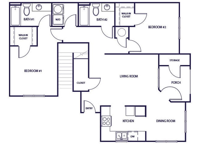 Floorplan - Grand Oaks Apartment Homes