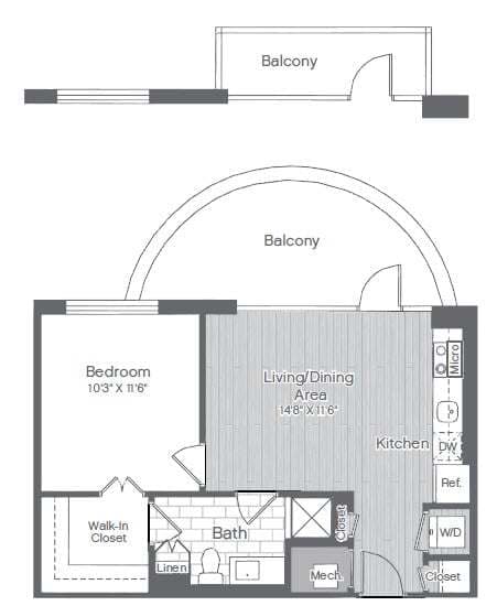 Floorplan - The Beacon Clarendon
