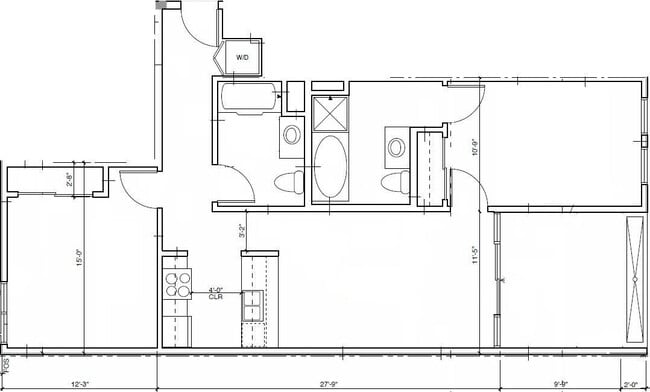 Verona 2x2 floor plan PR SM Verona LLC - PR SM Verona LLC
