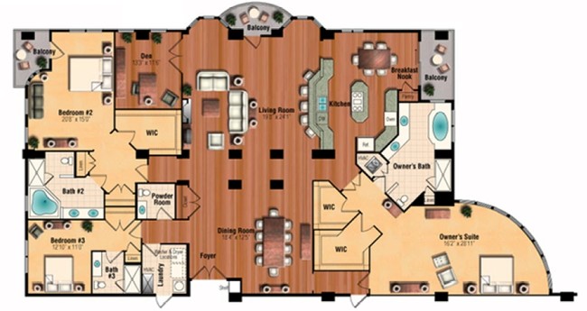 3BR/3BA - Grandview at Annapolis Towne Centre