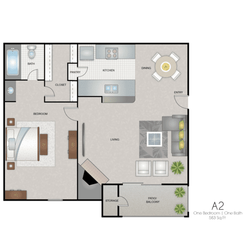 Floorplan - Wythe Apartment Homes