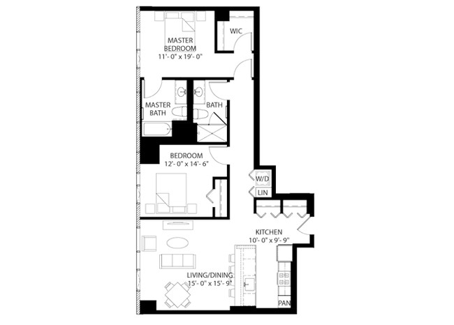 Floorplan - Halsted Flats