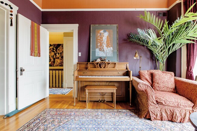 Double Parlor: Living Room/Music Room - 1530 Fulton Street