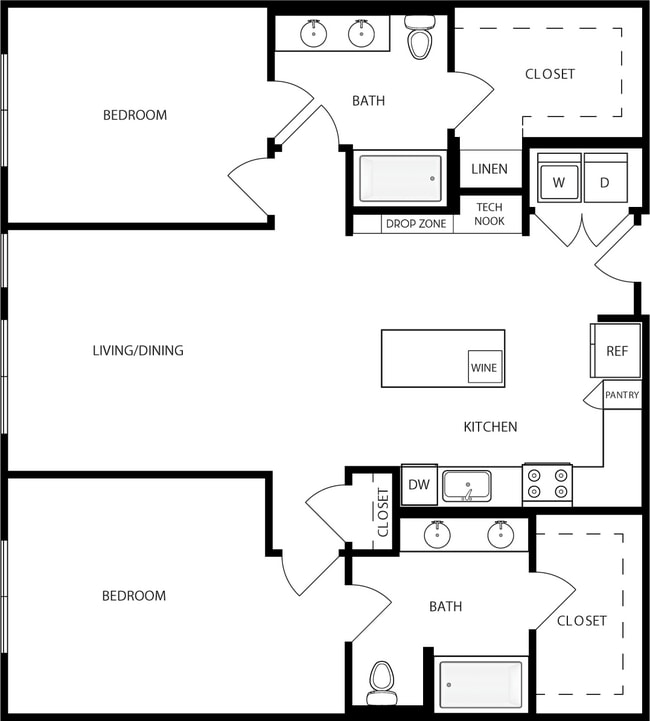 Floorplan - Mara Pacific Beach