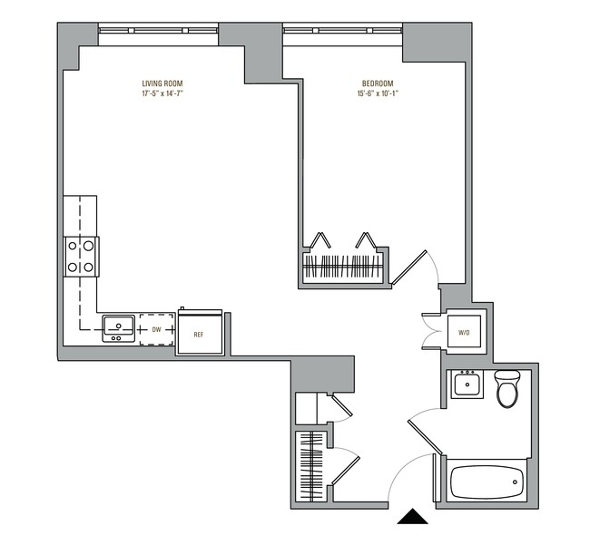 Floorplan - Hoyt & Horn Apartments