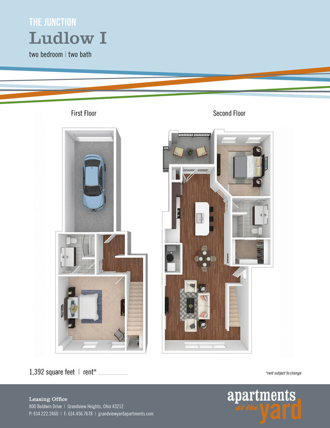 Floorplan - Apartments at the Yard: Junction