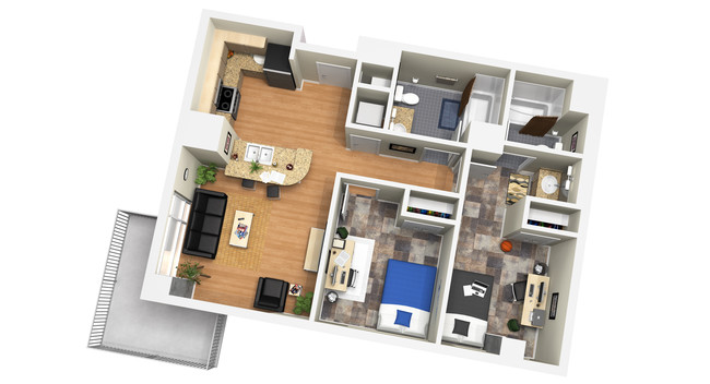 Floorplan - 2400 Nueces