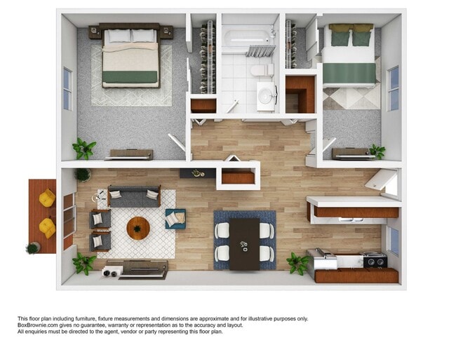 Floorplan - West on Murray Apartments