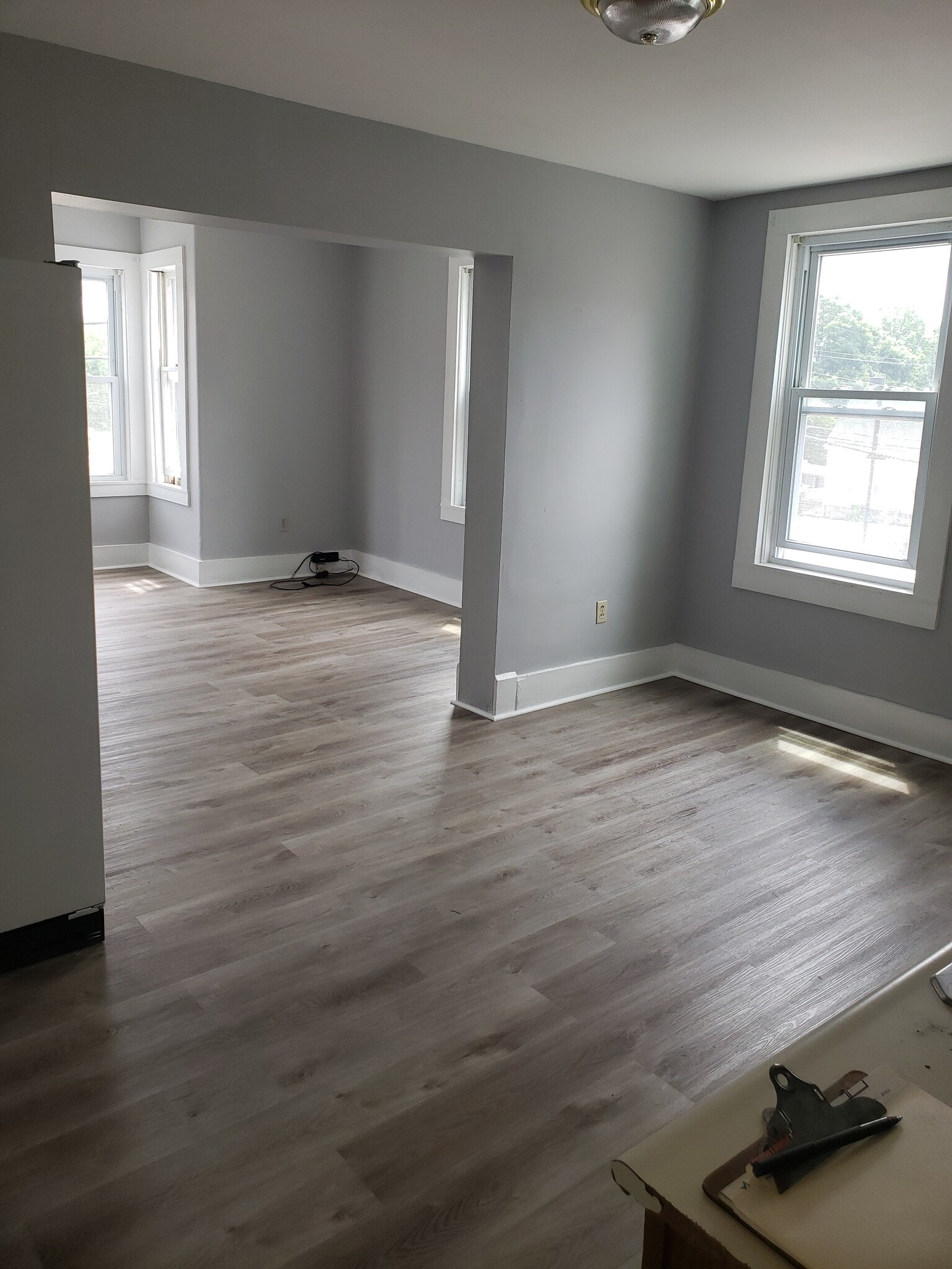 Living room from kitchen - 98 Snow St