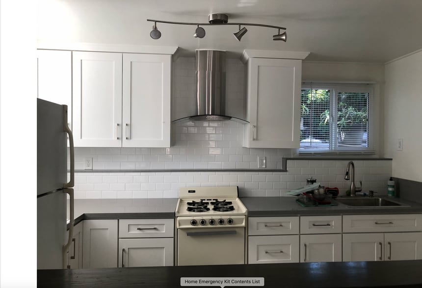 New shaker style cabinets, quartz counters, light fixture, etc. - 315 4th St